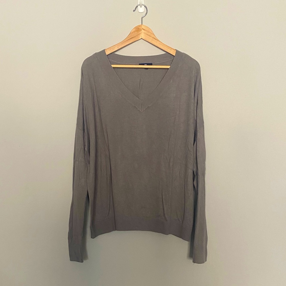 Gap Medium Grey Drop Shoulder Sweater